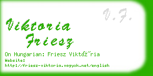 viktoria friesz business card